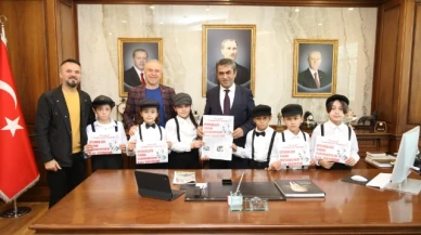 Öğrencilerden Başkan Uzun'a ziyaret