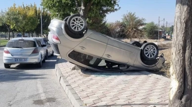Otomobil takla attı: 2 yaralı