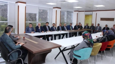 Prof. Dr. Saffet Köse müftülük personeli buluştu