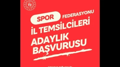 Spor Federasyonu İl Temsilciliği Adaylık Başvuruları Başladı