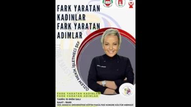 Ünlü Şef Özlem Mekik, Amasya'ya geliyor
