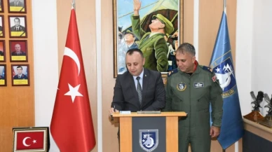 Üs Komutanı Serin, Başkan Sevindi'yi Misafir Etti