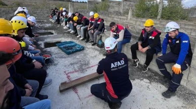 AFAD Tarafından Kurtarma Malzemeleri Eğitimi Verildi