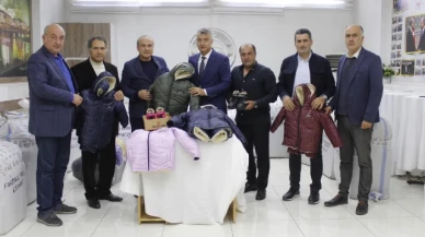 Amasya TSO'dan 263 öğrenciye mont ve ayakkabı desteği