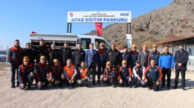 Amasya'da AFAD eğitim parkuru kuruldu