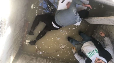 Çalıştığı inşaattan beton zemine düşen işçi yaralandı