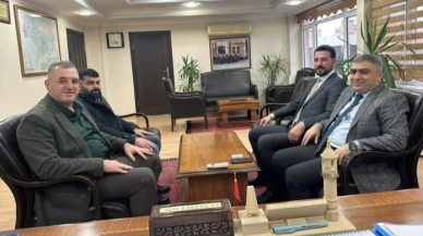 Çilez'den Kaymakam Karaaslan'a ziyaret