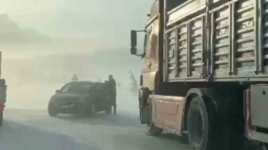 Çorum - Merzifon yolunda zincirleme kaza: Yol kapandı