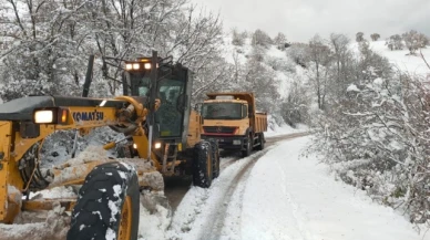 İl Özel İdaresi köy yollarını açıyor