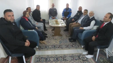 Karaaslan'dan, şehit ve gazi ailelerine ziyaret