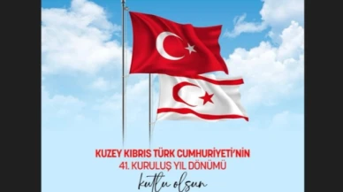 Karagöz, KKTC'nin kuruluşunun 41. yılını kutladı