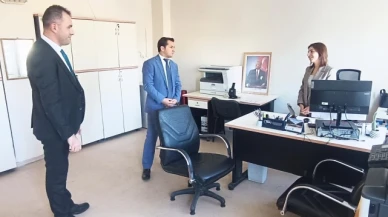 Kartal İlçe Mal Müdürü Çizer'den bilgi aldı