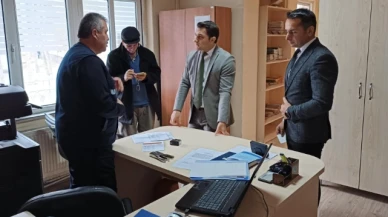 Kaymakam Kartal Çelik'ten bilgi aldı