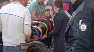 Kontrolden çıkan, otomobil sitenin bahçesine uçtu : 1 yaralı