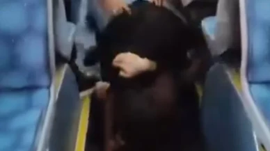 Otobüs içinde 'yan bakma' kavgası