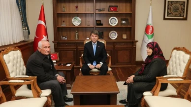 Vali Bakan, şehit ailesini misafir etti