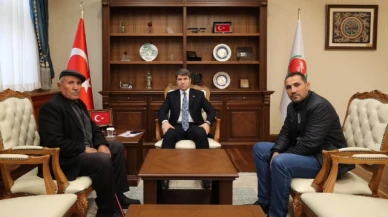 Vali Bakan, şehit ailesini misafir etti