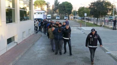 14 ilde organize suç operasyonu: 24 tutuklama