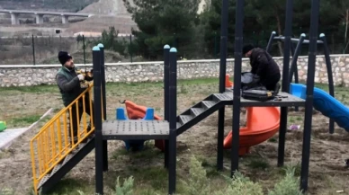Amasya Belediyesi Parkları Yeniliyor