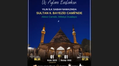 Amasya Halkı Yılın İlk Sabah Namazında Buluşuyor!