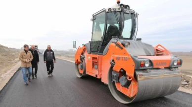 Bakan asfaltlama sahasında incelemelerde bulundu