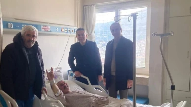 Başkan Akgül’den Ahmet Morkoç’a geçmiş olsun ziyareti