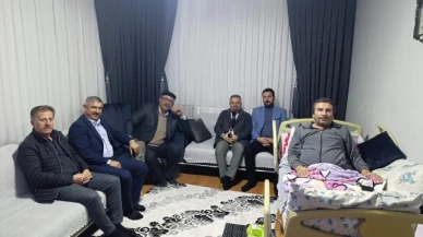 Başkan Keleş, geçmiş olsun ziyaretlerinde bulundu