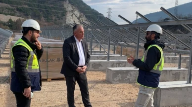 Başkan Özalp, GES Santralini gezdi
