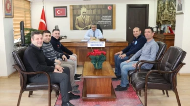 Caba ve yönetiminden Kaymakam Karaaslan'a ziyaret