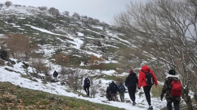 Doğaseverler Kışın Tadını Çıkardı