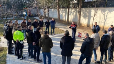 Emniyet personeline uygulamalı eğitim verildi