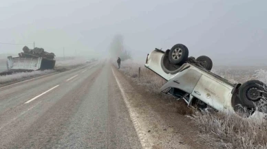 Gizli buzlanma kazaya sebep oldu, 1 kişi yaralandı