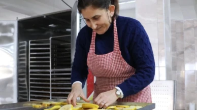 Kadın emeğinden 4 ton ayva!
