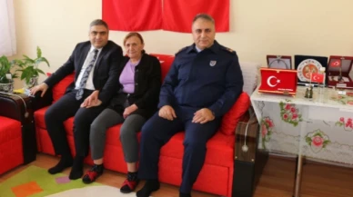 Karaaslan'dan şehit ve gazi ailelerine ziyaret