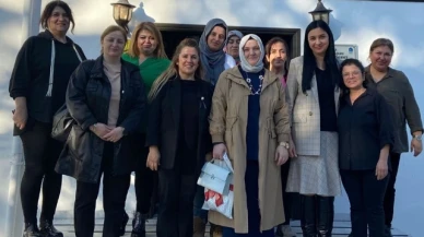 Karaaslan kursiyerlerle bir araya geldi