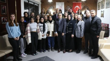 Karaaslan KYK Kız Öğrenci Yurdu'nu ziyaret etti
