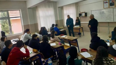 Katipoğlu, DYK incelemelerinde İrfanlı Anadolu Lisesi'ni ziyaret etti