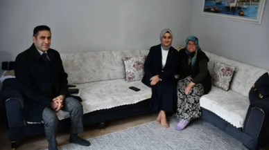 Kaymakam Güneş hane ziyaretlerine devam ediyor
