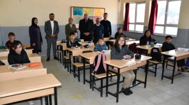 Kaymakam Güneş, köy okullarını ziyaret etti