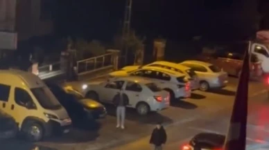 Kaza sonrası tekmeli yumruklu kavga