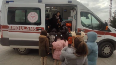 Merzifon'da öğrencilere "Yaşama Yol Ver" projesi anlatıldı