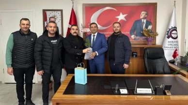 Merzifon Gençlerinden Gürler'e hayırlı olsun ziyareti