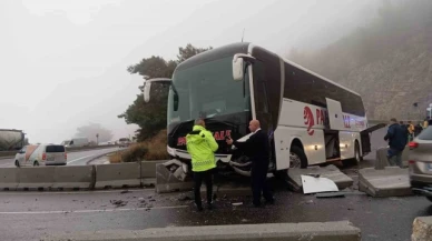 Otobüs kazası: 5 yaralı
