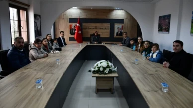 Özel eğitim öğrencilerinden Kaymakam Güneş'e Ziyaret