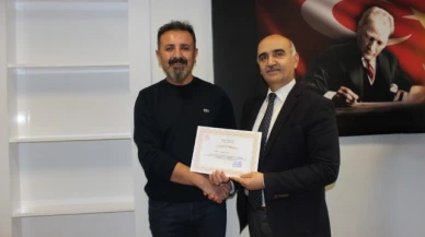 Personele teşekkür belgesi takdim edildi