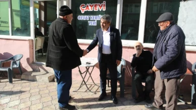 Uzun'dan esnaf ziyareti