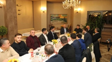 Vali Bakan, Başkan Sevindi, Altunok ve esnaflarla bir araya geldi