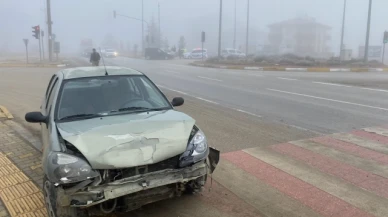 Yoğun sis zincirleme kazaya neden oldu: 1 yaralı