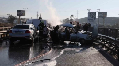 Zincirleme kaza: 1'i ağır 7 yaralı