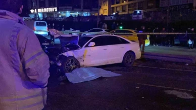 5 araçlı zincirleme trafik kazası: 1 ölü, 9 yaralı
